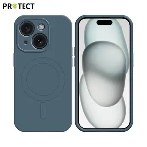 Coque de Protection IZ001 PROTECT pour Apple iPhone 15 Plus MagSafe Bleu