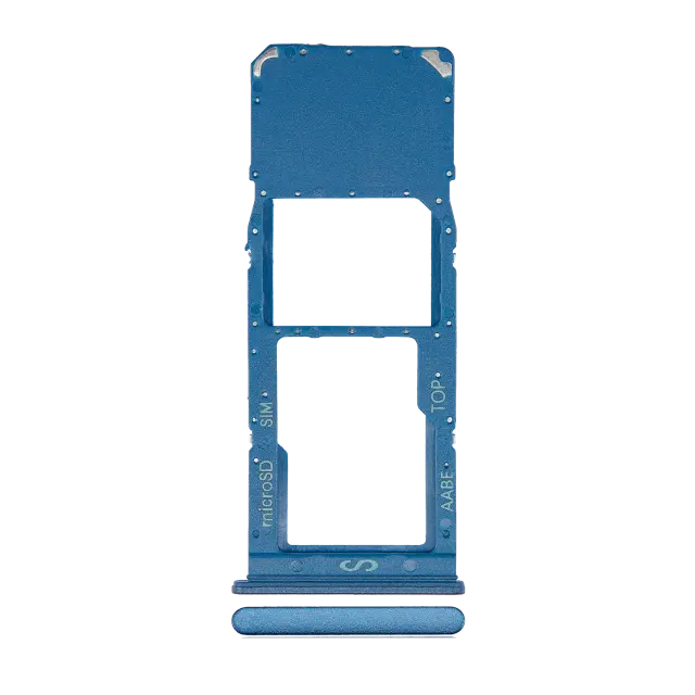Tiroir SIM pour Samsung Galaxy A12 (A125 / 2020) (bleu)