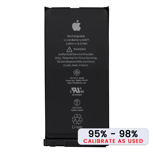Batterie pour Apple iPhone 12 Mini (origine d’occasion, grade B, santé 95 à 98 %)