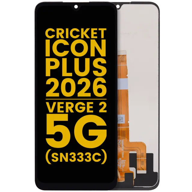 Écran LCD sans châssis pour Cricket lcon Plus (2026) (SN333C) / AT&T Verge 2 5G (reconditionné, toutes couleurs)