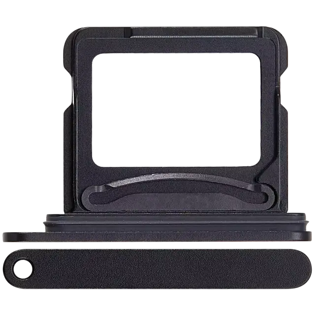 Tiroir SIM pour Apple iPhone 16 / 16 Plus (noir)