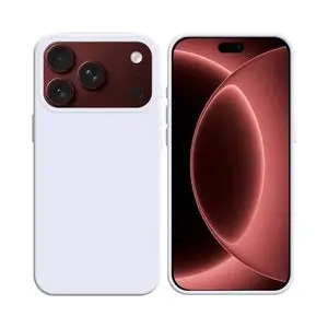 Coque Silicone Compatible pour Apple iPhone 17 Pro Max/iPhone 18 Pro Max #09 Blanc