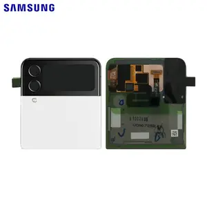 Cache Arrière Original Samsung Galaxy Z Flip 4 5G F721 (Supérieur) GH97-27947F Blanc