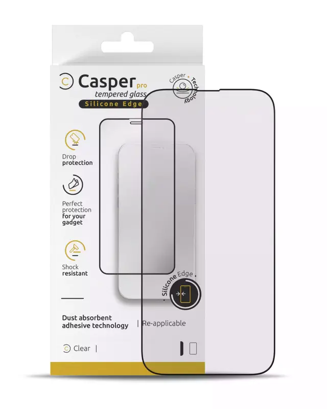 Verre trempé pour iPhone 16 Pro / 17 / 17 Pro / 18 Pro (blister, transparent)