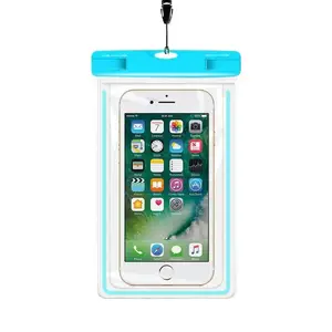 Pochette de Protection Étanche pour Smartphone Bleu