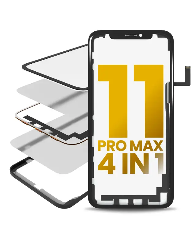 Vitre d’écran avec OCA pour Apple iPhone 11 Pro Max (OCA Master)
