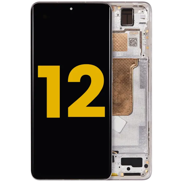 Écran OLED avec châssis pour Xiaomi 12 / 12X / 12S (reconditionné, violet)