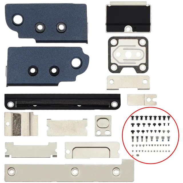 Jeu de petits supports métalliques pour Apple MacBook Air 15" (A2941 / Mid 2023 / A3114 / Mid 2024 / A3241 / Early 2025)