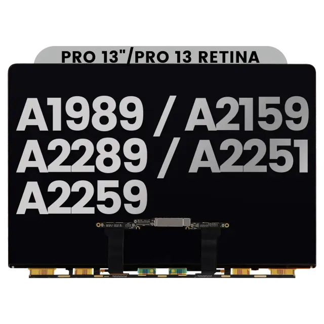 Dalle LCD seule pour Apple MacBook Pro 13" A1989 / A2159 / A2289 / A2251 (2018-2020)
