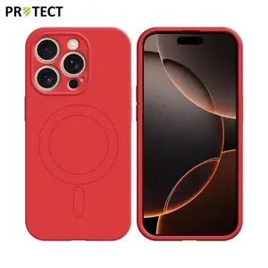Coque de Protection IZ001 PROTECT pour Apple iPhone 16 Pro Max MagSafe Rouge