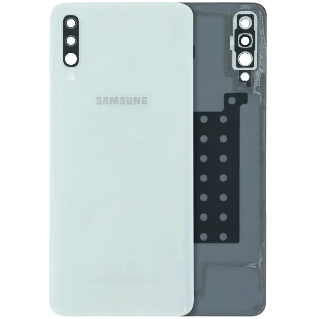 Vitre arrière pour Samsung Galaxy A70 (A705) (pack service origine, blanc)