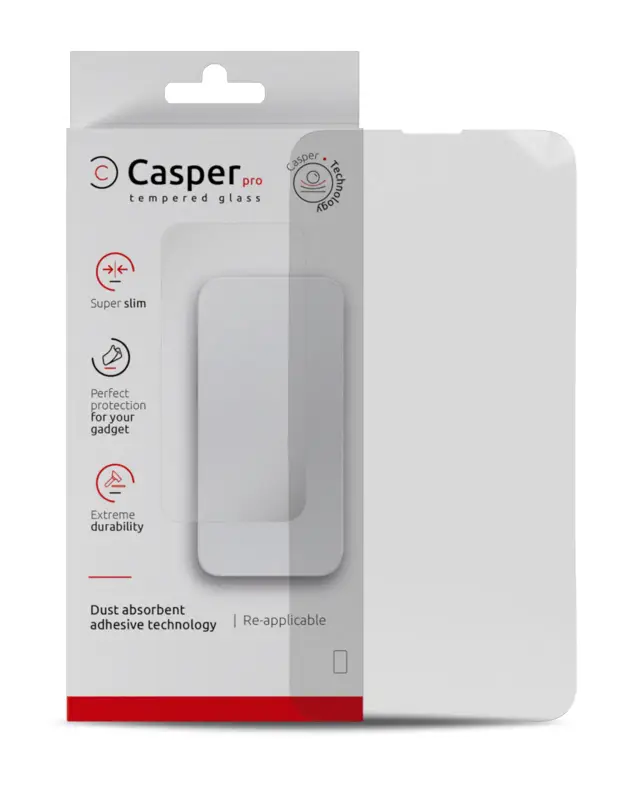 Verre trempé pour iPhone 15 Plus / 16 Plus (blister, transparent)