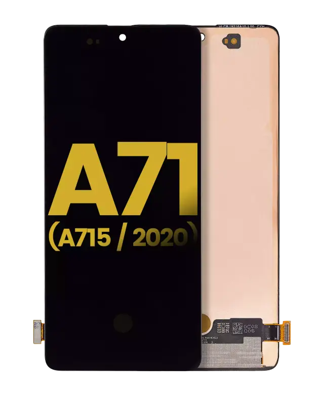 Écran OLED sans châssis pour Samsung Galaxy A71 (A715 / 2020) (reconditionné, toutes couleurs)