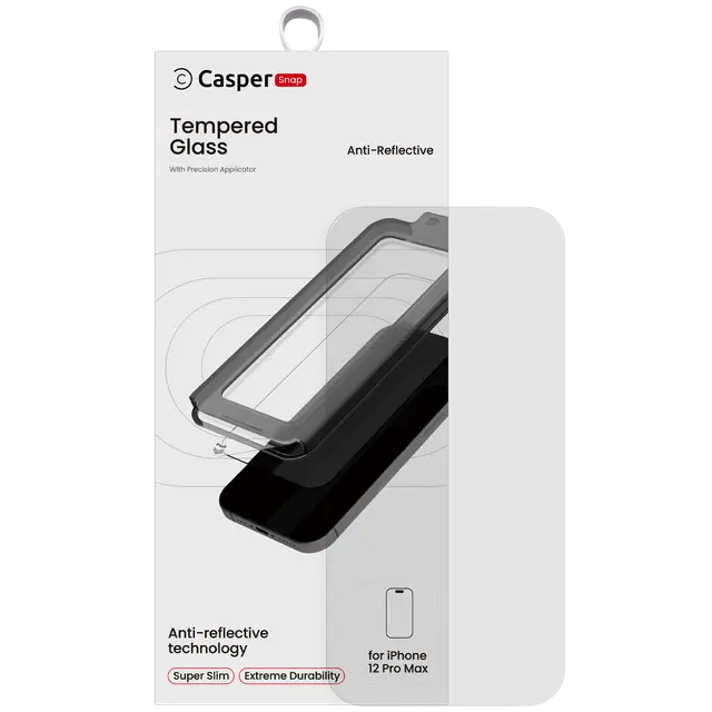 Verre trempé pour Apple iPhone 12 Pro Max (blister, AR Clear)