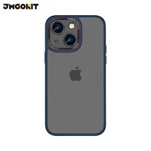 Coque de Protection Canon Lens JMGOKIT pour Apple iPhone 15 Plus Bleu