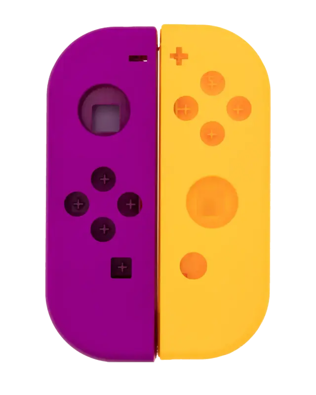 Coque de remplacement pour manette Joy-Con Nintendo Switch (rouge foncé / corail)