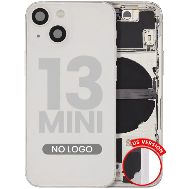 Châssis pour Apple iPhone 13 Mini (version US, compatible premium, lumière stellaire)