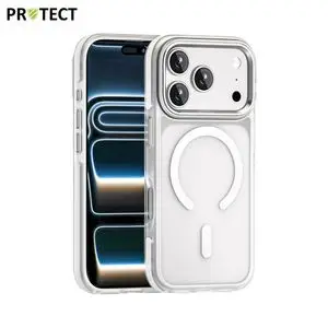 Coque de Protection MagSafe MS01 PROTECT pour Apple iPhone 17 Pro Blanc