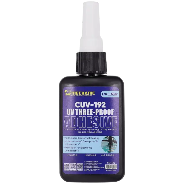 Adhésif UV triple protection (tropicalisation) Mechanic CUV-192