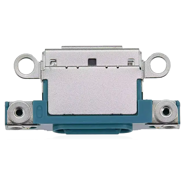 Connecteur de charge nu à souder pour Apple iPhone 16 / 16 Plus (turquoise, lot de 10)