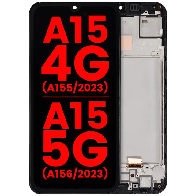 Écran pour Samsung Galaxy A15 4G (A155 / 2023) / A15 5G (A156 / 2023) (6.36" ) (compatible premium, toutes couleurs)