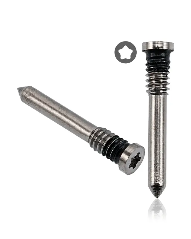 Vis inférieure pour Apple iPhone 15 Pro / 15 Pro Max (titane naturel, lot de 100)
