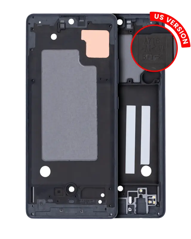 Châssis pour Samsung Galaxy A71 5G (version US, Prism Cube Black)