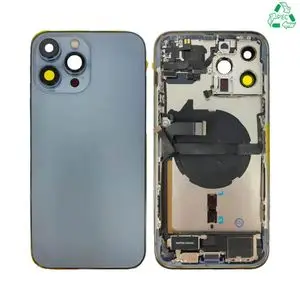 Coque de Réparation Complète Aftermarket (PIEC) Apple iPhone 13 Pro Max Bleu Clair