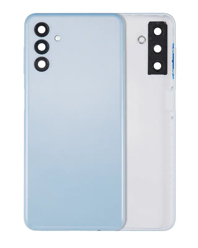 Vitre arrière pour Samsung Galaxy A13 5G (A136 / 2021) (pack service origine, bleu)