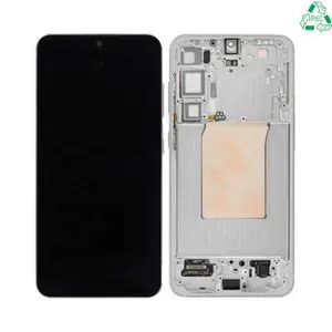 Écran Tactile Original Pulled avec Châssis (PIEC) Samsung Galaxy S25 Plus S936 Gris