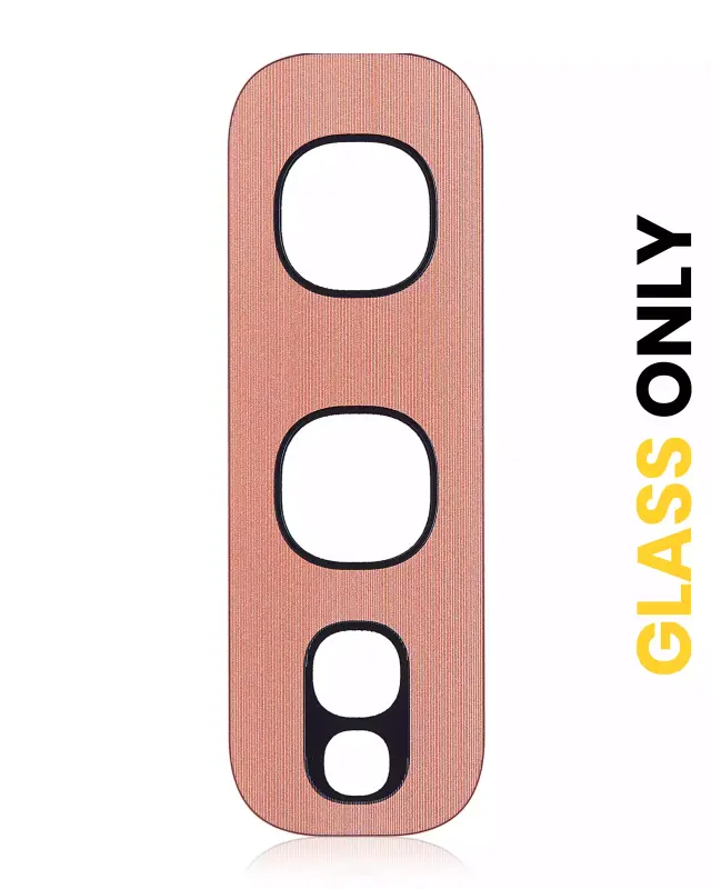 Lentille de caméra arrière avec adhésif pour Samsung Galaxy S10E (Flamingo Pink)