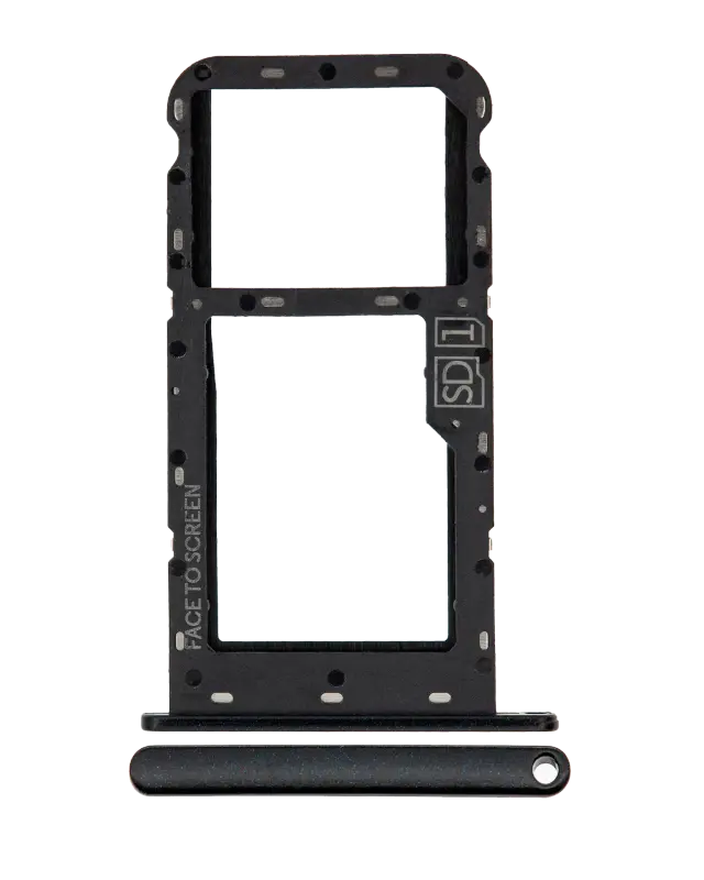 Tiroir SIM pour Motorola Moto G7 Play (XT1952 / 2019) (noir, version US)