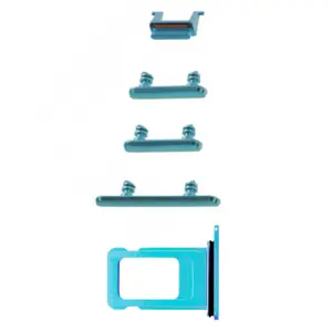 Kit Bouton Apple iPhone XR Bleu