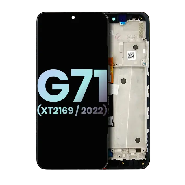 Écran OLED avec châssis pour Motorola Moto G71 5G (XT2169 / 2022) (origine, toutes couleurs)