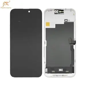 Écran Tactile Soft Oled Apple iPhone 15 Pro Max (JK 120Hz) Noir
