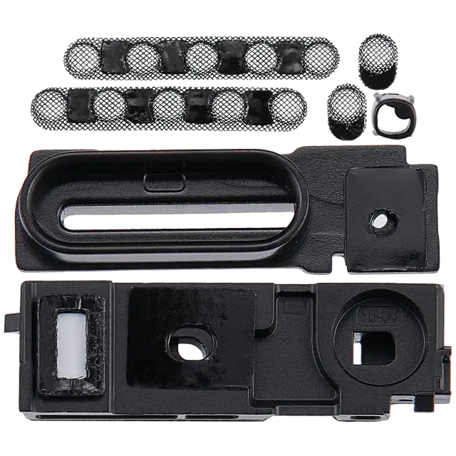 Grilles et protections acoustiques de haut-parleur et microphone pour iPhone 17 Pro Max (lot de 10, bleu) — vue 1