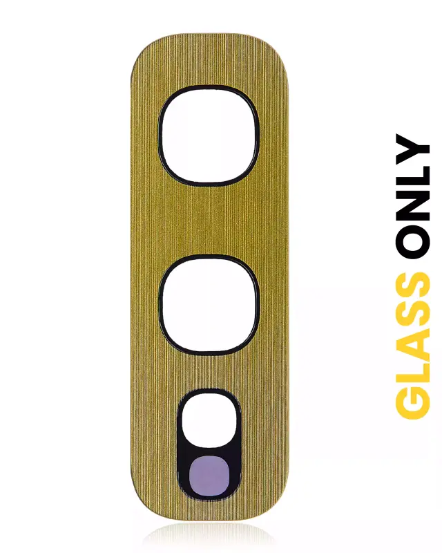 Lentille de caméra arrière avec adhésif pour Samsung Galaxy S10E (Canary Yellow, lot de 10)