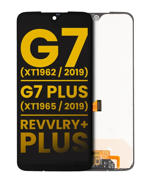 Écran pour Motorola Moto G7 (XT1962 / 2019) / G7 Plus (XT1965 / 2019) / T-Mobile Revvlry+ Plus (reconditionné, toutes couleurs)