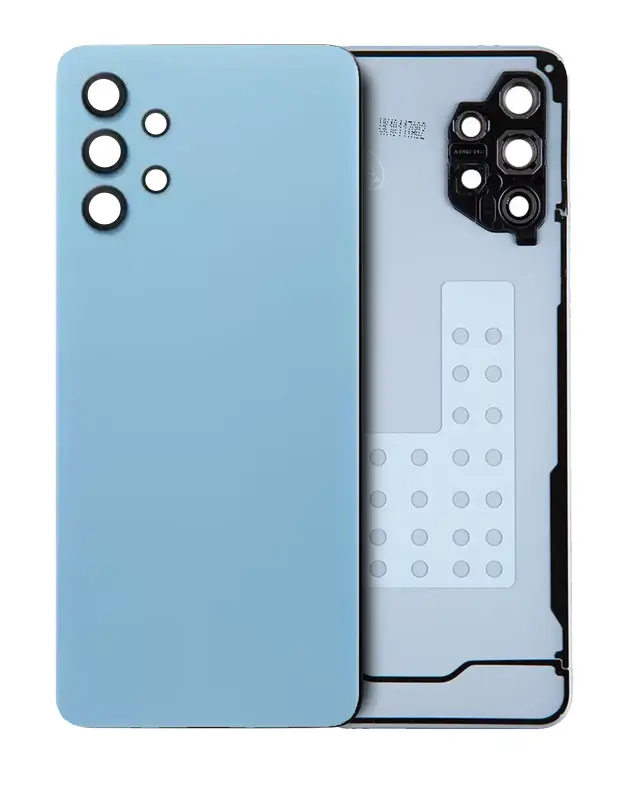 Vitre arrière pour Samsung Galaxy A32 5G (A326 / 2021) (pack service origine, Awesome Blue)