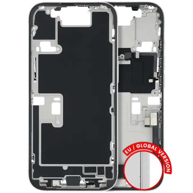 Châssis pour Apple iPhone 16 Pro (version EU, origine d'occasion — grade B, White Titanium)