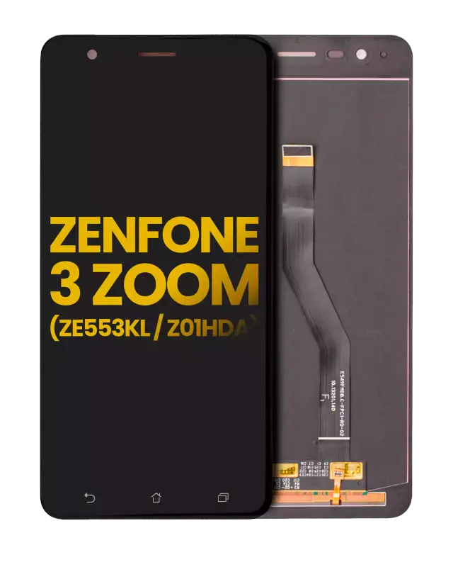 Écran pour Asus ZenFone 3 Zoom (ZE553KL / 2017) (reconditionné, noir)