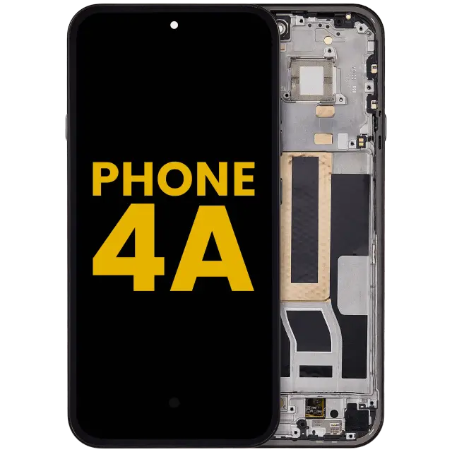 Écran OLED avec châssis pour Nothing Phone (4a) (reconditionné, noir)
