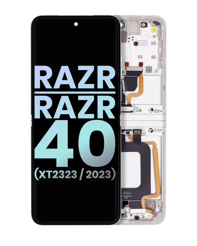 Écran pour Motorola Razr 2023 / Razr 40 (XT2323 / 2023) (origine, Vanilla Cream)