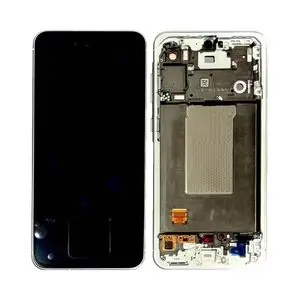 Écran Tactile Oled avec Châssis Samsung Galaxy A56 5G A566 Gris