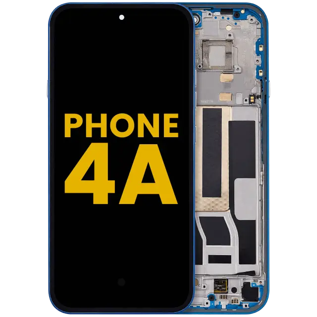 Écran OLED avec châssis pour Nothing Phone (4a) (reconditionné, bleu)