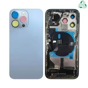 Coque de Réparation Complète Aftermarket (PIEC) Apple iPhone 13 Pro (Version US) Bleu