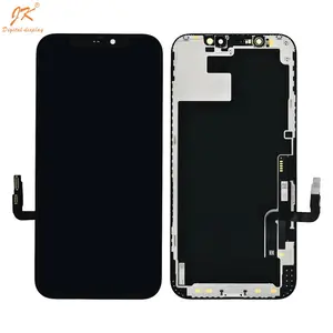 Écran Tactile Incell FHD LTPS pour Apple iPhone 12/iPhone 12 Pro (JK IC Removable) Noir JKICRMV