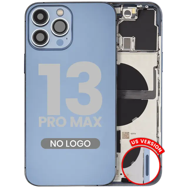 Châssis pour Apple iPhone 13 Pro Max (version US, compatible premium, Sierra Blue)
