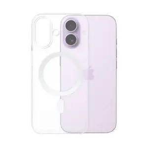 Coque Silicone MagSafe Compatible pour Apple iPhone 17 Transparent