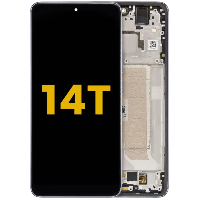 Écran OLED avec châssis pour Xiaomi 14T (reconditionné, Titan Blue)